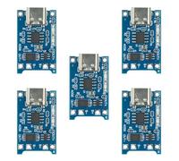 5pcs TP4056 USB C Module Chargeur d'accu 18650 USB 5V 1A LiPo Pile 3.7V avec Protection Court-Circuit Batterie et Anti décharge Profonde