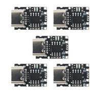 5pcs TP4057 USB C Module chargeur de Batterie TP4056 18650 USB 5V 1A LiPo pile 3.7V avec protection court-circuit et anti décharge profonde
