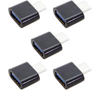 5Pcs Type-C Usb-C À Usb 2.0 Otg Adaptateur Pour Tablette De Téléphone Cellulaire - Câble Usb - Disque Flash - Souris - Ordinateur Portable[Z746]