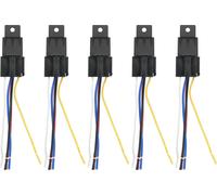 5Pcs Universal Flasher Relay LED Flashing Light Controller 12V 40A 5 Ways Waterproof