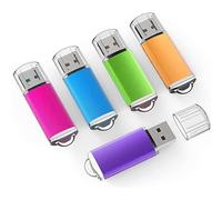5pcs USB Flash Drive USB 2.0 disque mémoire Memory Stick Pen Drive Bleu/Violet/Rose/Vert/Orange 2 Go violet