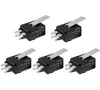 5PCS XV-152-2C25 Micro-interrupteur de fin de course à levier droit noir