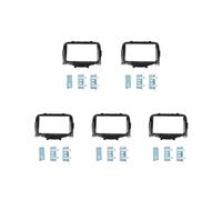 5pièces 178 X 102Mm Double Autoradio StéRéO DVD Fascia Panel Panel GPS Frame pour GPS = 2014: 1: 1 = Aygo, 108, Kit de Tableau de Bord
