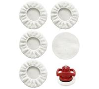 5Pièces Bonnet de Polissage Laine pour Einhell CE-CB 18/254 Li,CC-PO 90