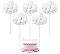 5pièces Cake Decorative Toppers pour Décoration De Gâteau Anniversaire Fête Accessoires De Dessert