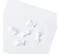 5pieces Charmes Punk Metal Studs Pearls Bows Rubbon Rivet Art Jewels For Art Designs Metal Art Studs