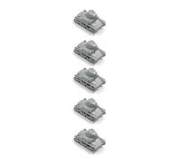 5Pièces Chars Léger L6/40 À L'échelle 1/144 - Véhicule Blindé Italien De La Seconde Guerre Mondiale, Modèle 3D en Résine DIY pour Collectionneurs Militaires Et Dioramas