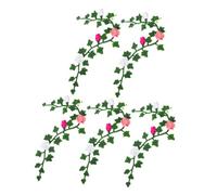 5Pièces Miniature Vigne Décoration Fausse pour Mini Jardin et Maison de Poupées Ornements de Vigne à Fleurs Réalistes pour Bricolage et Aménagement Paysager