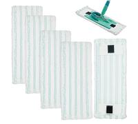 5Pièces Serpillères de Rechange pour Leifheit Clean Twist M Ergo Micro Duo 38x16cm Housse de Rechange compatibles avec Leifheit Housse de Rechange en Microfibre pour Tous Les Sols