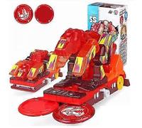 5S Original Box 6 Fit Screen Transformers Wild Cars Burst Speed Deformation Car Capture Wafer 360 Action Figures Kids Toys For Boys