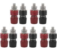 5Set M8 Binding Post Engineering Plastic Nickel Plated Brass Inverter Terminal for Welding Machinery