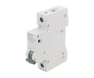 5SL4125-6 Interrupteur de surintensité 230/400VAC Nom: 25A Pôle: 1 DIN Caract...
