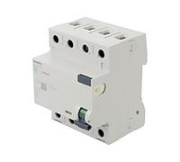 5SV3642-6 Interrupteur RCD Nom: 25A IDiff: 300mA Pôle: 3+N 230/400VAC DIN SIE...
