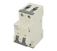 5SY6204-7 | SIEMENS MINIATURE CIRCUIT BREAKER, 400V, 6KA, 2-POLE, C, 4A, D=70 MM