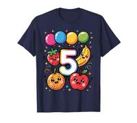 5th Birthday Kids Cute Fruit Party Five Years Old Fun T-Shirt
