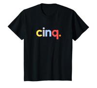 5th Birthday Shirt Boy 5 Five Cinq | French Anniversaire T-Shirt