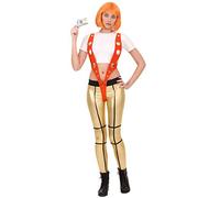 5th Element Adult Leeloo Orange Harness Fancy Dress Costume for Women, Women's SiFi Dressup, Fifth Element Halloween Fancy Dress Costume Large