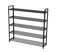 5Th Floor Shoe Rack Lightweight Shoe Shelf Storage Organizer Stackable Shoe Rack Organizer, Blanc, 80 x 2080 cm (Noir 80 x 20 x 80 cm)