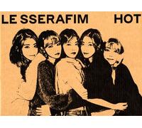 LE SSERAFIM – 5e mini-album 'HOT' – Coffret CD – Édition limitée Tin Case (Exclusivité Fnac)