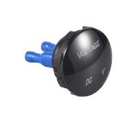 5V-25V VoltmèTre LED Panneau D'Affichage NuméRique Monté Rond ÉTanche Voiture Moto Voiture