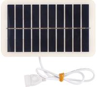 5V 2W 400mA Panneau solaire d'urgence en plein air USB Panneau solaire portable Chargeur solaire Panneau pour téléphone portable