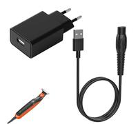 5V Chargeur pour Philips OneBlade QP2734 QP2834 QP2824 QP4631 QP2720 QP4530 MG7910 MG9520 MG7950 Adaptateur de Charge 5 V et Câble de Données de 1 Mètre