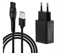 5V Chargeur Rasoir Compatible avec Philips 3000X/5000X/8000/i9000 360 Series QP4530 QP2834 QP1924 Convient Rasoir Électrique Alimentation pour Certains Modèles Bodygroom 3000 5000 7000 USB Cable 1m