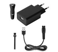 5V Chargeur Rasoir pour Philips OneBlade 360 Series QP2824 QP2834 QP2724 QP2734 QP2720 QP4631 MG5910 MG7910 MG7950 MG7930 MG9510 X3001 One Blade Philipp Chargeur Adaptateur avec USB Câble