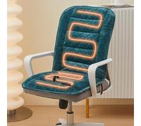 5V Coussin Chauffant pour Chaise de Bureau, Heating Pad avec 3 Réglages de Température et 3 Temporisations, Tapis Chauffant USB pour la Maison(Green)