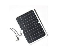 5V panneau solaire USB Portable plaque MAX puissance 20W cellule extérieure charge for téléphone montre lampe de poche Camping pêche voyage Conversion Efficace(15W 205mmX140mm)