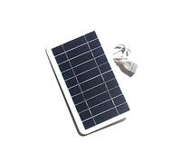 5V panneau solaire USB Portable plaque MAX puissance 20W cellule extérieure charge for téléphone montre lampe de poche Camping pêche voyage Conversion Efficace(5W 94mmX157mm)