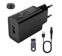 5V Rasoir Chargeur Compatible avec Philips OneBlade 360 Series QP2824 QP2834 QP2724 QP2734 QP2720 QP4631 MG5910 MG7910 MG7950 MG7930 MG9510 X3001 Bloc d'alimentation AC DC USB Adaptateur Secteur