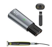 5V Type-C Chargeur Adaptateur pour Phillips OneBlade QP2734 QP2724 QP2824 QP2834 QP4631 MG5910 MG7910 MG9510 QP1924 QP1324 USB-C Shaver Tondeuse Charger Converter Compatible avec Philipp (Grise)