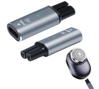 5V Type-C Chargeur Adaptateur pour Rasoir Philips Noreclo One Blade Shaver QP2734 QP2824 QP2724 QP2834 QP4631 MG7930 MG7950 MG9530 7000 9000 Serie, USB-C Shaver Tondeuse Charger Converter pour Philipp