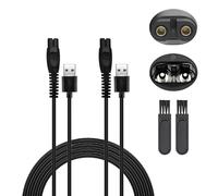 5V USB Cable Chargeur pour Philips One Blade QP1924 QP2734 QP2724 QP2824 QP2834 S3243 MG5910 360 Series 2400 QP1424 X3001 MG5910 MG7910 2PCS Remplacement USB Cordon d'alimentation pour Rasoir Phillips