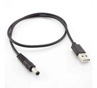 5V USB type A mâle à DC 3.5 1.35 4.0 1.7 5.5 2.1 5.5 2.5mm prise mâle extension cordon d'alimentation connecteur de câble Jack-0.5M-5.5x2.5mm