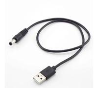 5V USB type A mâle à DC 3.5 1.35 4.0 1.7 5.5 2.1 5.5 2.5mm prise mâle extension cordon d'alimentation connecteur de câble Jack-0.5M-5.5x2.1mm