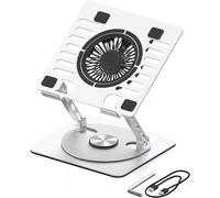 5W 2A Laptop Cooler Adjustable Support Ordinateur Portable Refroidisseur - 11"" - 17"" Dual Wire 60CM USB A Fan Support pc Portable Tilt Stand Silent Cooler