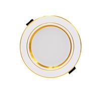 5W 9W 12W 15W 18W LED Downlight AC 220V 230V 240V Plafonnier Ampoule Corps Doré Spot LED for salon(Warm,5W)