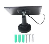 5W ETFE Solar Panels Chargers For Security Cameras With Highly Efficiency Monocrystalline Silicon And Adjustable Weatherproof Mounting Bracket ETFE Solar Charger With Builts In Voltages Regulator