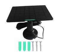 5W ETFE Solar Panels Chargers For Security Cameras With Highly Efficiency Monocrystalline Silicon And Adjustable Weatherproof Mounting Bracket ETFE Solar Charger With Builts In Voltages Regulator