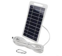 5W pour solar Panel Type-C 163mm Outdoor Charger 5W pour solar | Type-C output, 5W 5V power, direct sun charging, pour smartphone compatible, simple setup