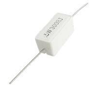 5W Watt Résistances fixes 300 Ohm 5% axia-l Plomb Ciment Résistance de puissance Résistances simples 10 Pcs Composants consommateurs d'énergie