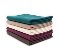 5x 0,25m Ensemble de tissu tubulaire 95 % coton, 5 % élasthanne - Sélection Jersey (Naturel 4, lot de 5)