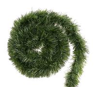 5X 10 mètres de guirlande de Noël verte, 10 mètres de long : Guirlande décorative artificielle - pour la décoration festive de Noël