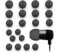 5X 10 Paires D'Embouts (Noir) En Silicone Compatible Avec Écouteurs Compatible Avec Sony Phillips Sennheiser Plantronics Skullcandy[CAS6210786]