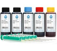 5X 100 Ml D'Encre D'Imprimante Pureink Compatible Pour Canon Pgi-580, Cartouches D'Encre Cli-581 Pour Canon Pixma Tr 7520, Tr 7550, Tr 8520, Tr 8550, Ts 6120, Ts 6127, Ts 6150, Ts [ENC940979]
