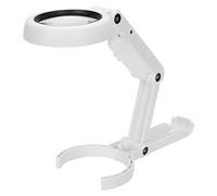 5x 11x Magnifying Glass, Usb 8 Led Lights Handheld Stand Desktop Illuminated Magnifying Glass for Reading Repairing (without Battery)