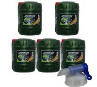 5x 20 Litre Fanfaro huile moteur GSX 15W-40 Api Sn / CH-4 Incl. Robinet