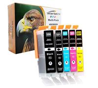 5X 550XL 551XL Compatibles pour Canon PGI- 550 CLI-551 pour PIXMA iP-7200 iP-7250 iP-8750 iX-6850 MG-5450 MG-5550 MG-5650 MG-5655 MG-6350 MG-6450 MG-6650 MG-7100 MG-7150 MG-7550 MX-725 MX-925